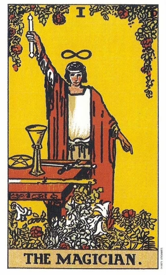 Waite-Tarot-I-THE MAGICIAN