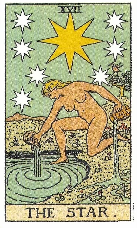 Waite-Tarot-XVII-THE STAR