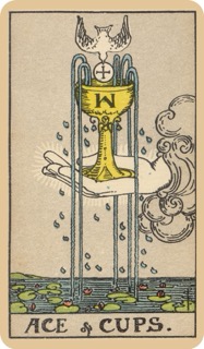 偉特塔羅牌色彩學 - 聖杯一