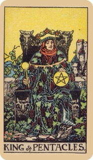 錢幣國王-偉特塔羅