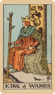 權杖國王-偉特塔羅